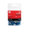 Gardner Bender 16-14 Ga. Insulated Wire Ring Terminal Blue 100 pk 10-104